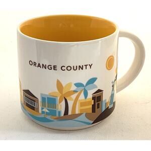 MUG/CUP-STARBUCKS-You Are Here Orange County-California Beach Scene-Holds 12 oz
